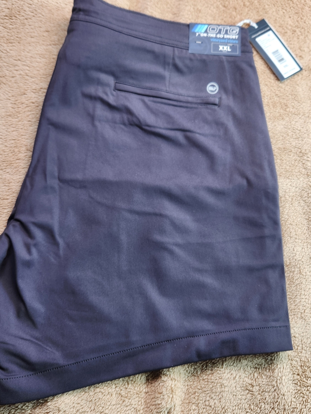 Vineyard Vines Black OTG 7" On-The-Go Short XXL Evening Sky